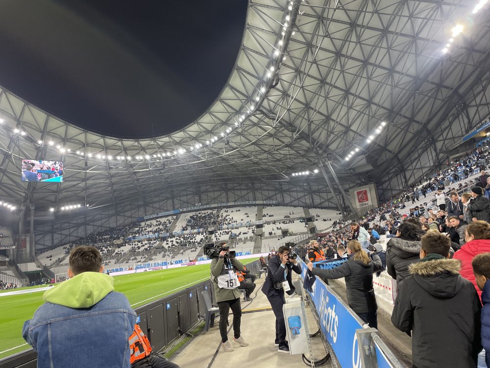 Match de football à l'Orange Vélodrome