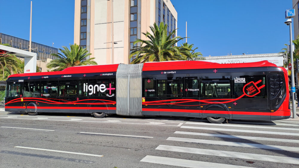 Bus de la Régie Ligne Azur de Nice