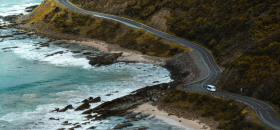 route de bord de mer