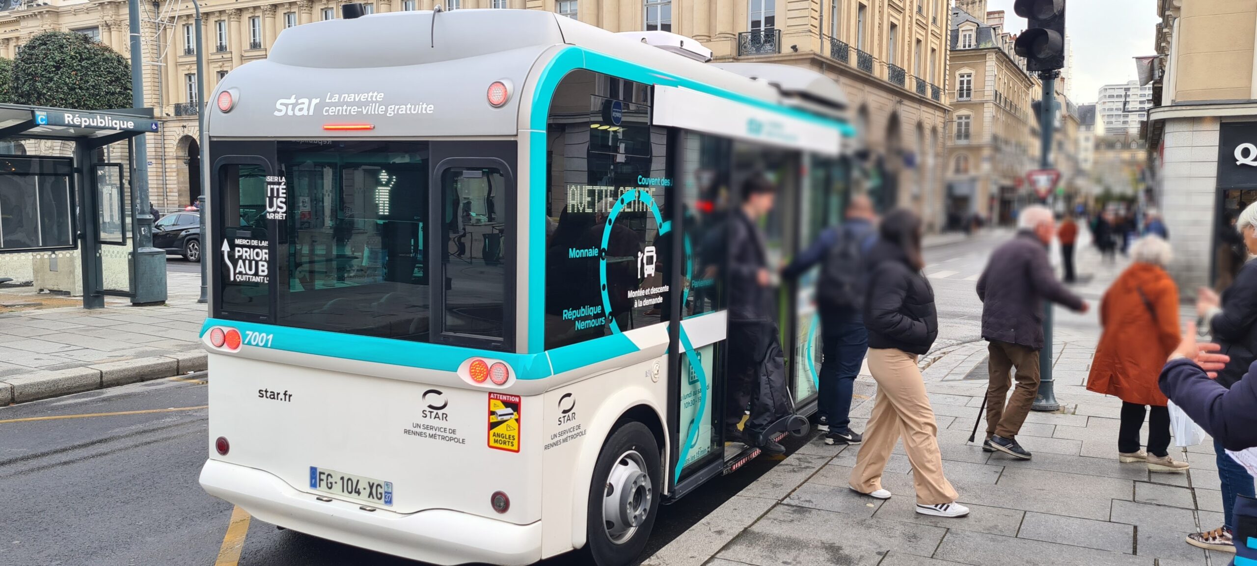Navette centre ville Keolis Rennes